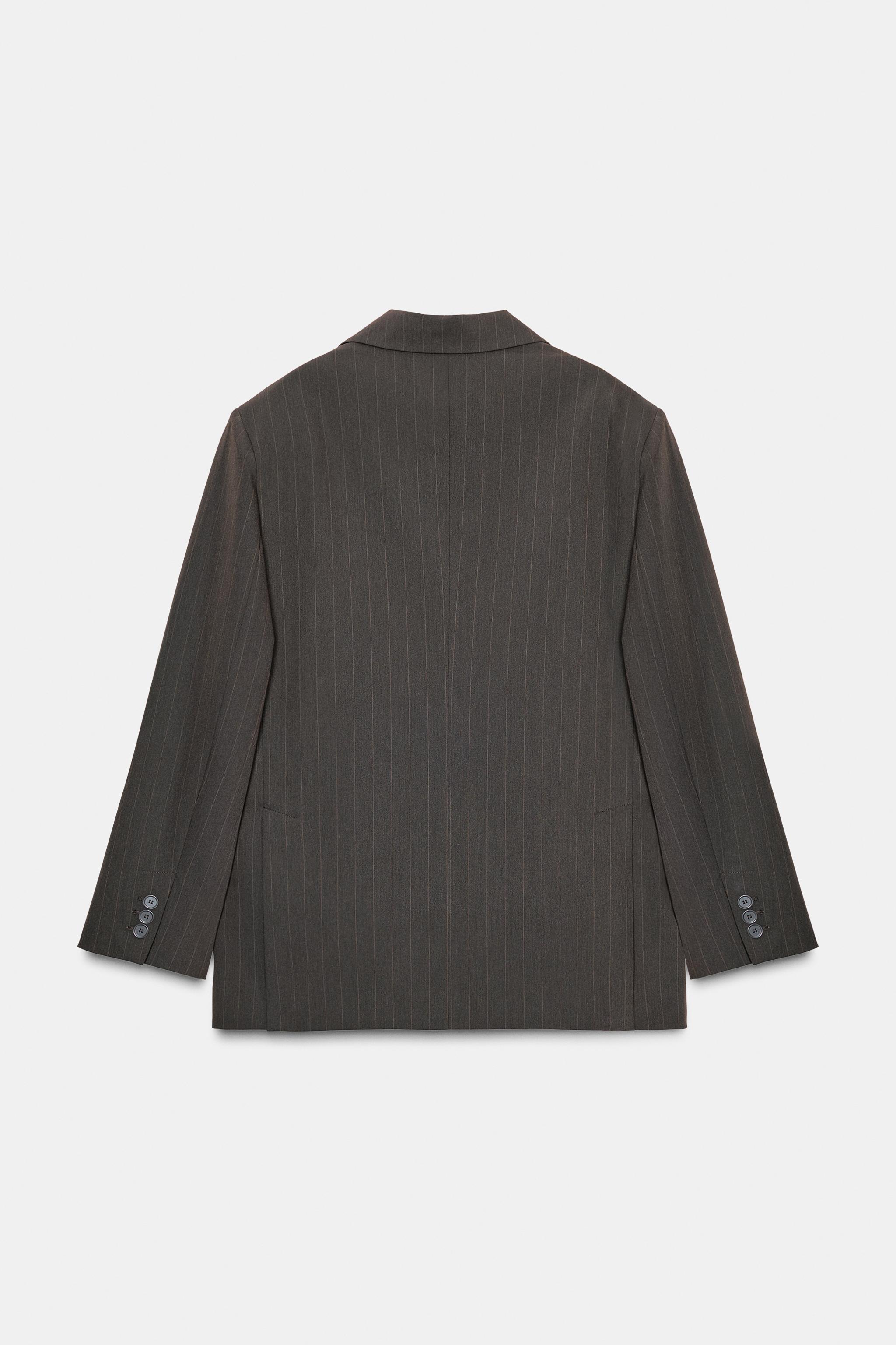 OVERSIZED PINSTRIPE BLAZER